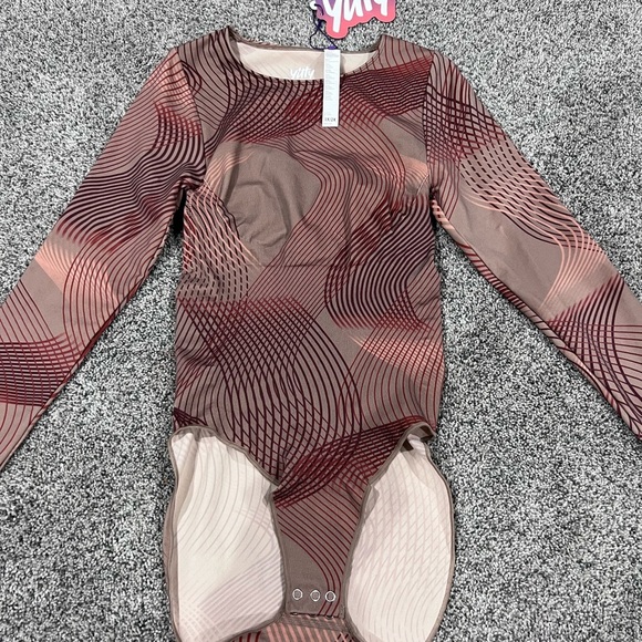 NWT! Yitty By Fabletics Nearly Naked Shapewear Longsleeve Body Brown Size 1X/2X - Picture 7 of 15